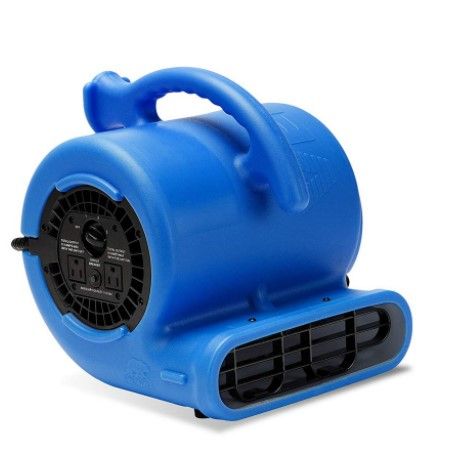 Photo 1 of 1/4 HP Air Mover Blower Fan for Water Damage Restoration Carpet Dryer Floor Home and Plumbing Use in Blue
