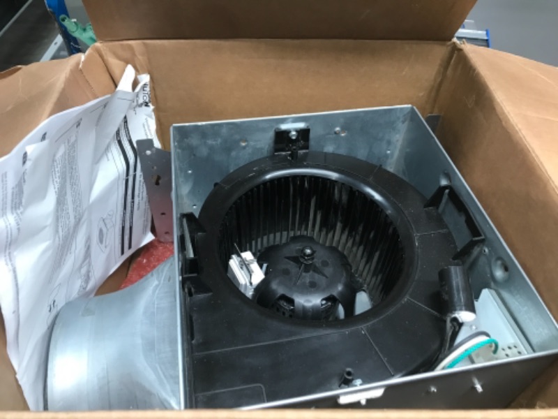 Photo 2 of ***PARTS ONLY*** Broan-NuTone ChromaComfort 110 CFM Ceiling Bathroom Exhaust Fan with Sensonic Stereo Bluetooth Speaker, White
