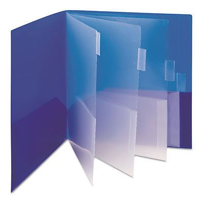 Photo 1 of Poly Ten-Pocket Subject Folder 11 X 8.5 Assorted 2 per Pack | 3 Pack of: 2
