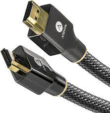 Photo 1 of 2 4K HDMI Cable 3.3 ft,Atevon High Speed 18Gbps HDMI 2.0 Cable–4K HDR, 3D, 2160P, 1080P, Ethernet –28AWG Braided HDMI Cord – Audio Return(ARC) Compatible with UHD TV, Blu-ray ...

