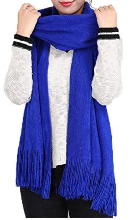 Photo 1 of PACK OF 3- Wander Agio Women's Warm Long Scarves Winter Scarfs Pure Color Scarf Tassel
