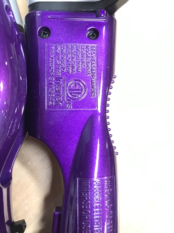 Photo 2 of Bed Head Wave Artist Ceramic Deep Hair Waver for Beachy Waves, Purple