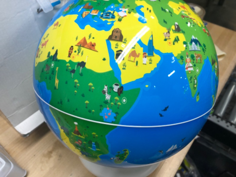 Photo 4 of Orboot Earth by PlayShifu (App Based): Interactive AR Globe for Kids, STEM Toy for Boys & Girls Ages 4 -10 | Educational Toy Gift (No Borders, No Names On Globe)