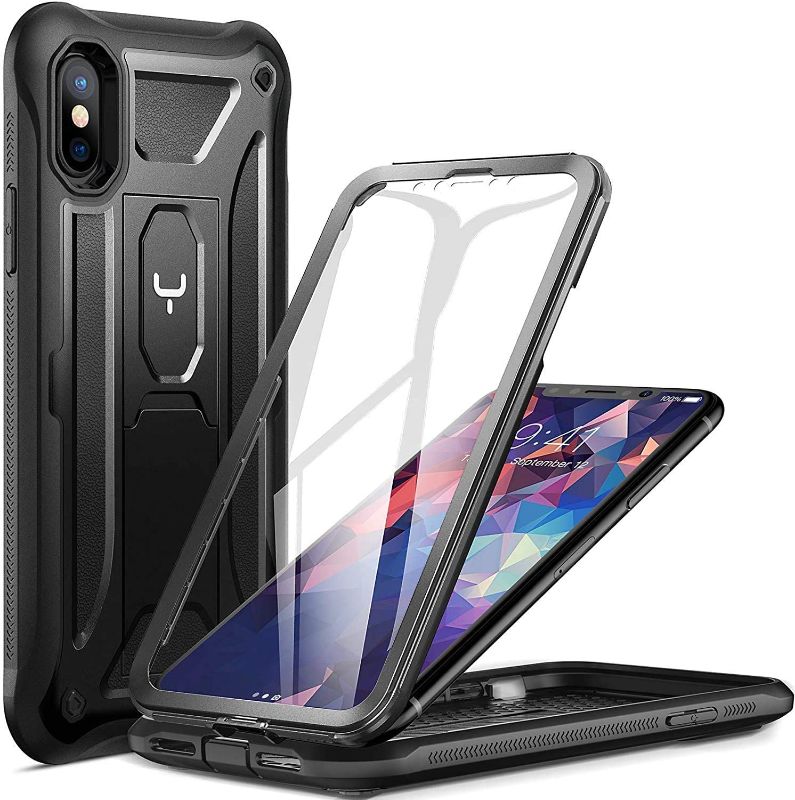 Photo 1 of  YOUMAKER iPhone Xs Max Case 6.5 inch-Black+iPhone Xs Max Case 6.5 inch with Kickstand  - Black