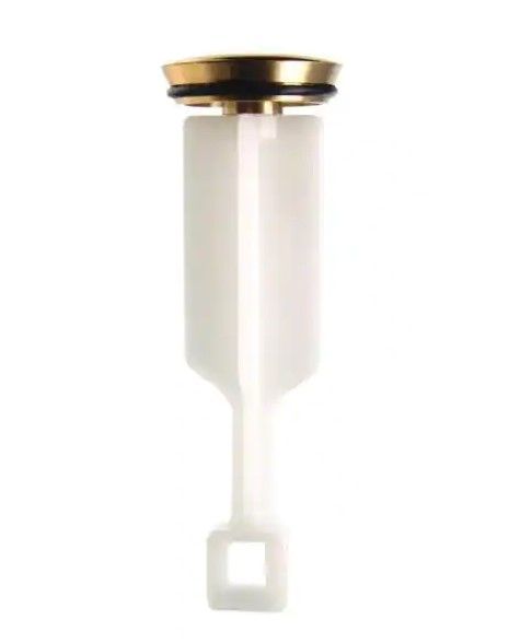 Photo 1 of (2)DANCO
1.25 in. Plastic Pop-Up Stopper in Polished Brass for Price Pfister