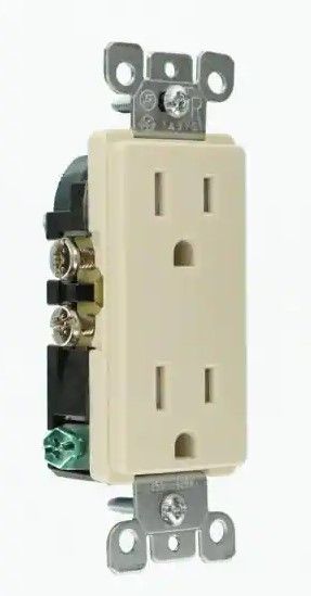 Photo 1 of Leviton Duplex Tamper Resistant Receptacle 15 A