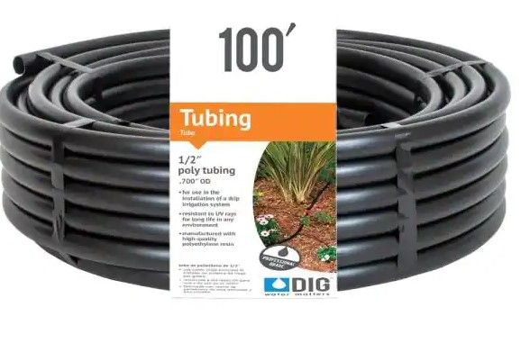 Photo 1 of 1/2 in. (0.700 O.D.) x 100 ft. Poly Drip Tubing
bundle of 2