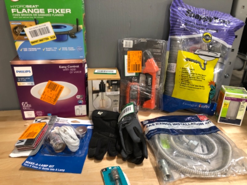 Photo 1 of ***SOLD AS IS- NO REFUNDS***
Bundle of assorted home, electrical and plumbing items