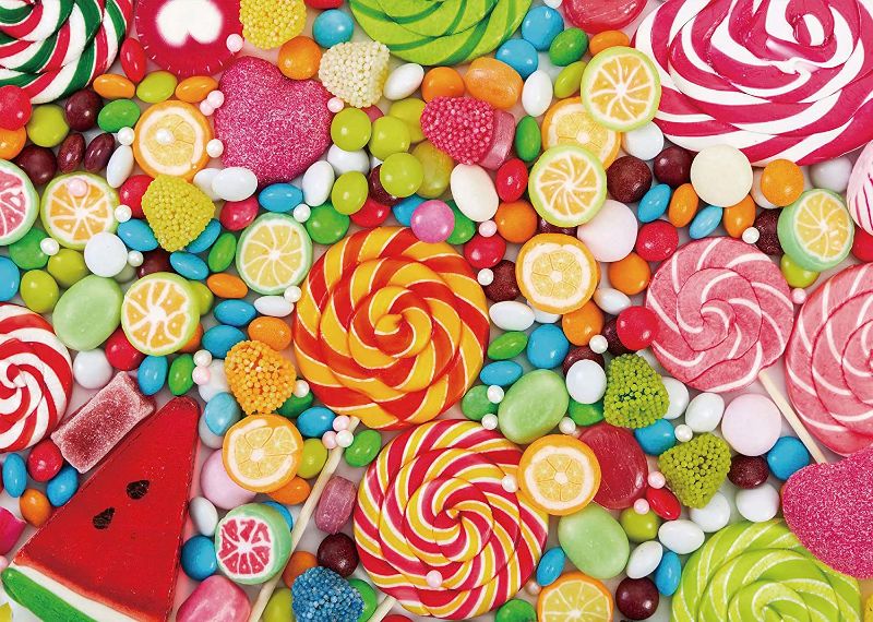 Photo 1 of Conzy Puzzles for Adults 1000 Pieces Candy Jigsaw Puzzles for Adults, Teens, Kids Aged 12 Years Old and up Educational Gift Home Décor
