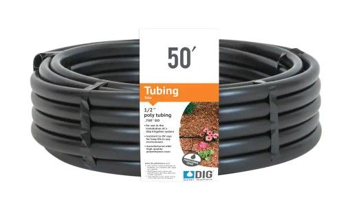 Photo 1 of **SET OF 3**
1/2 in. (.700 O.D.) x 50 ft. Poly Drip Irrigation Tubing
