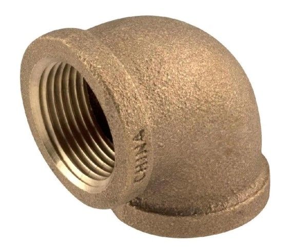 Photo 1 of **3PK**
3/4 in. FIP 90-Degree Brass Elbow Fitting
