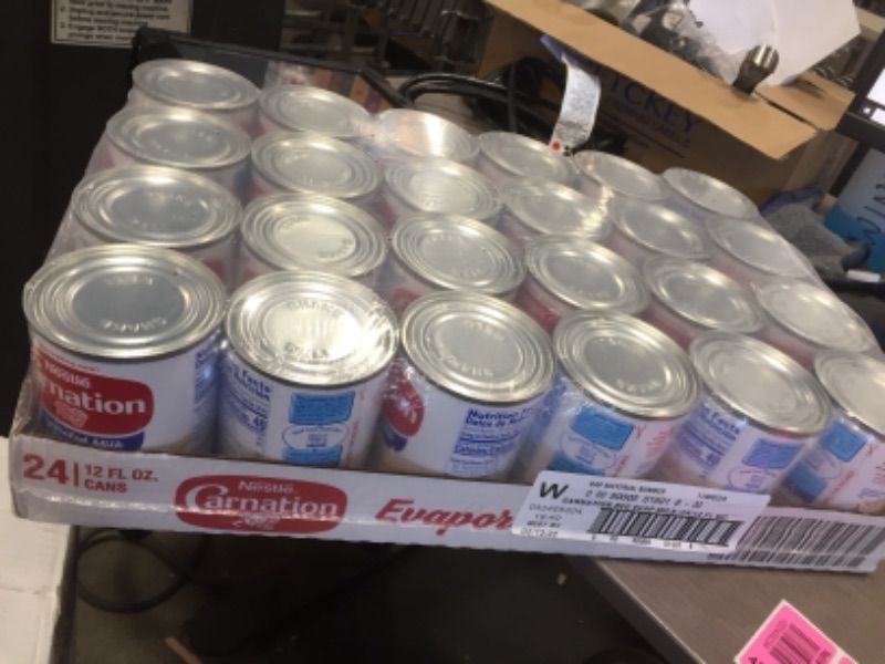 Photo 2 of ***EXPIRES 2/12/22*** Carnation Carnation Evaporated Milk, 12-Ounce Cans (Pack of 24)