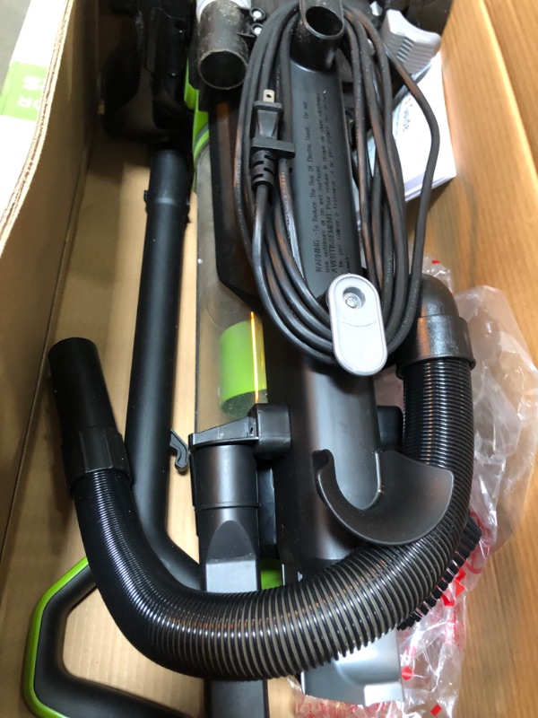 Photo 1 of Eureka Airspeed Ultra-Lightweight Compact Bagless Upright Vacuum Cleaner, Replacement Filter, Green
