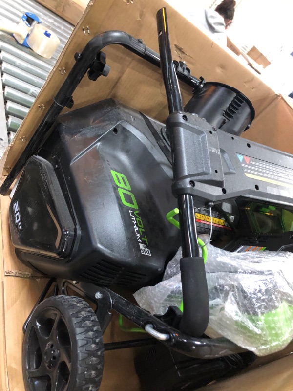 Photo 5 of Greenworks Pro 80V 20 inch Snow Thrower with 2Ah Battery and Charger
