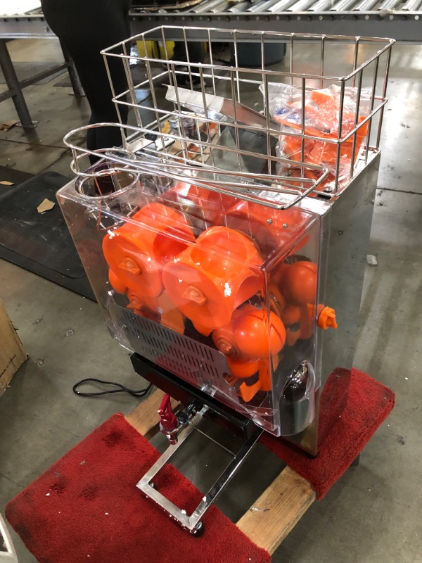 Photo 2 of VEVOR Commercial Electric Orange Squeezer Juice Fruit Maker Juicer Press Machine
