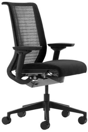 Photo 1 of Steelcase Think Chair, Licorice 3D Knit Back with Black Fabric Seat
