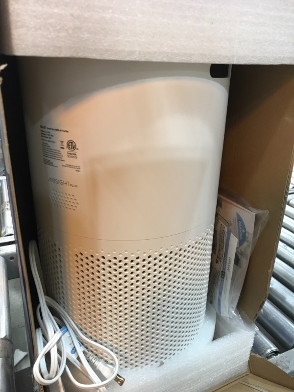 Photo 2 of LEVOIT Air Purifiers for Home Large Room, Smart WiFi and PM2.5 Monitor H13 True HEPA Filter Removes Up to 99.97% of Particles, Pet Allergies, Smoke, Dust, Auto Mode, Alexa Control, 1005 sq.ft, White
