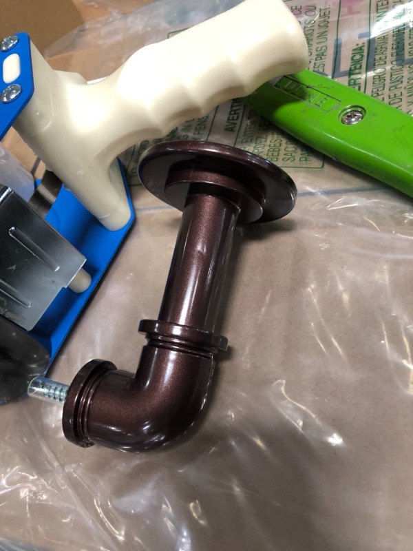 Photo 1 of 1" Dia Pipe Blackout Curtain Rod 28-48 inch in Bronze
