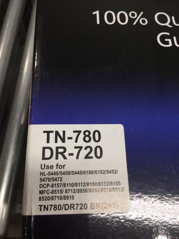 Photo 3 of (BLACK,3-PACK) COMPATIBLE TN-780 TONER CARTRIDGE REPLACEMENT FOR BROTHER TN780 HL-6180DW HL-6180DWT MFC-8950DW MFC-8950DWT PRINTER TONER CARTRIDGE
