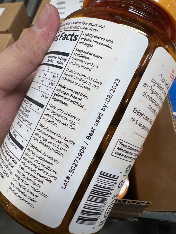 Photo 3 of **EXP AUG 2023** Garden of Life Mykind Organics Turmeric Inflammatory Response Gummy - 120 Real Fruit Gummies for Kids & Adults, 50Mg Curcumin (95% Curcuminoids), No Added Sugar, Organic, Non-GMO, Vegan & Gluten Free(PACK OF 6 BOTTLES)
