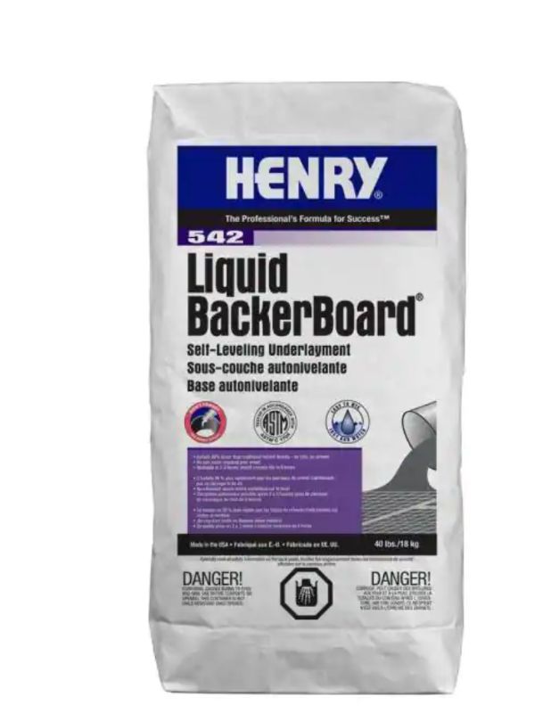 Photo 1 of 
Henry
542 Liquid Backer Board 40 lbs. Self-leveling Underlayment