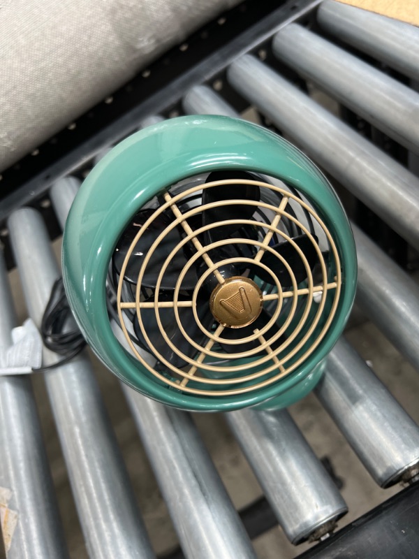 Photo 2 of **SEE COMMENTS** Vornado VFAN Mini Classic Personal Vintage Air Circulator Fan, Green
