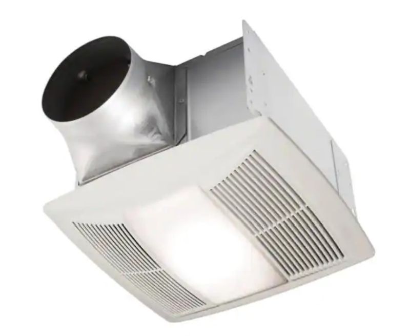 Photo 1 of Broan-NuTone QT Series 130 CFM Ceiling Bathroom Exhaust Fan with Light and Night Light, ENERGY STAR*