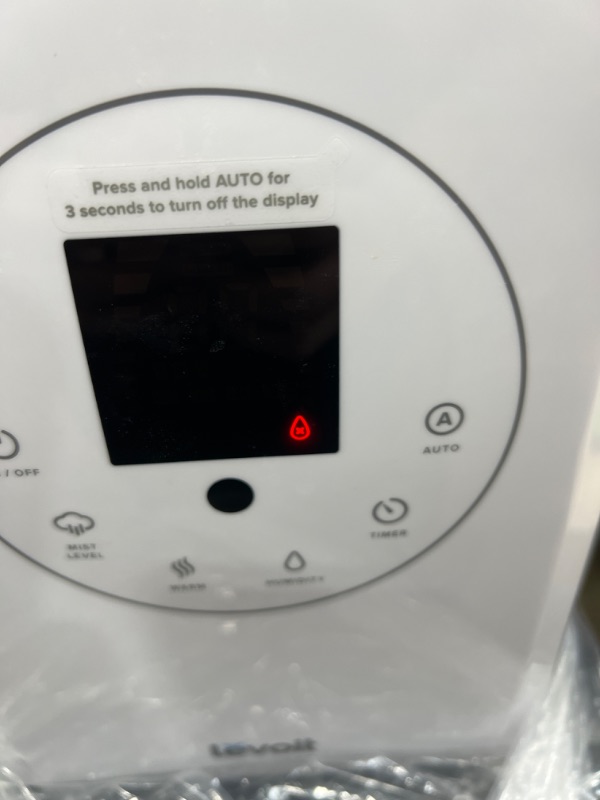 Photo 1 of LEVOIT Humidifiers for Bedroom Large Room 6L Warm and Cool Mist for Families Plants with Built-in Humidity Sensor, Essential Oil, Air Vaporizer with Remote Control, Timer Setting, White