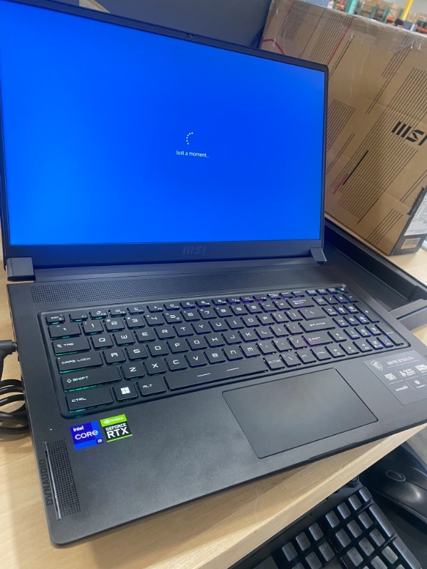 Photo 2 of CUK GS76 Stealth by_MSI 17 Inch Gaming Notebook (Intel Core i7, 32GB RAM, 2TB NVMe SSD, NVIDIA GeForce RTX 3060 6GB, 17.3" FHD 240Hz 3ms IPS, Windows 10 Pro) Professional Gamer Laptop Computer
