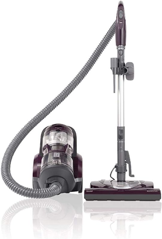 Photo 1 of Kenmore Friendly Lightweight Bagless Compact Canister Vacuum with Pet Powermate, HEPA, Extended Telescoping Wand, Retractable Cord and 2 Cleaning Tools, Motor Power, purple