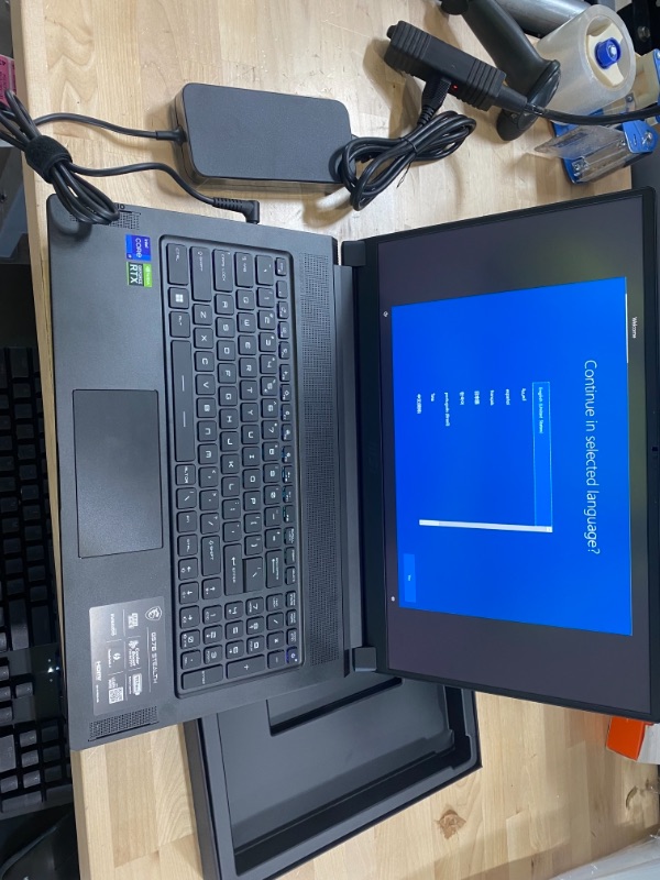 Photo 2 of MSI GS76 Stealth 17.3" 4K Display Gaming Laptop: Intel Core i9-11900H, NVIDIA GeForce RTX 3080, 64GB, 2TB SSD, Wi-Fi 6, Thunderbolt 4, Win 10: Black 11UH-078
