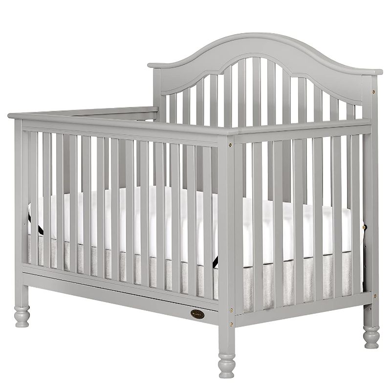 Photo 1 of ***PARTS ONLY*** Dream On Me Charlotte 5-in-1 Convertible Crib in Grey, Greenguard