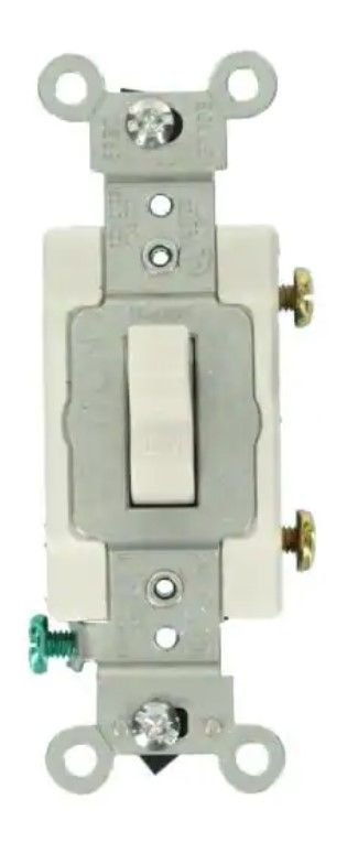 Photo 1 of *5PACK* Leviton
ProGrade 15 Amp Lighted Specialty Switch, White