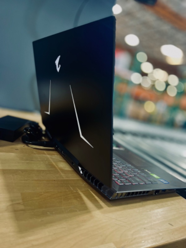 Photo 1 of GIGABYTE - 15.6" Gaming Laptop - Intel Core i7 - 16GB Memory - NVIDIA GeForce RTX 2070 - 500gb  Hard Drive - Black