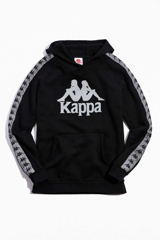 Photo 1 of Kappa Men's 222 Banda Hurtado Pullover Hoodie, Black MEDIUM