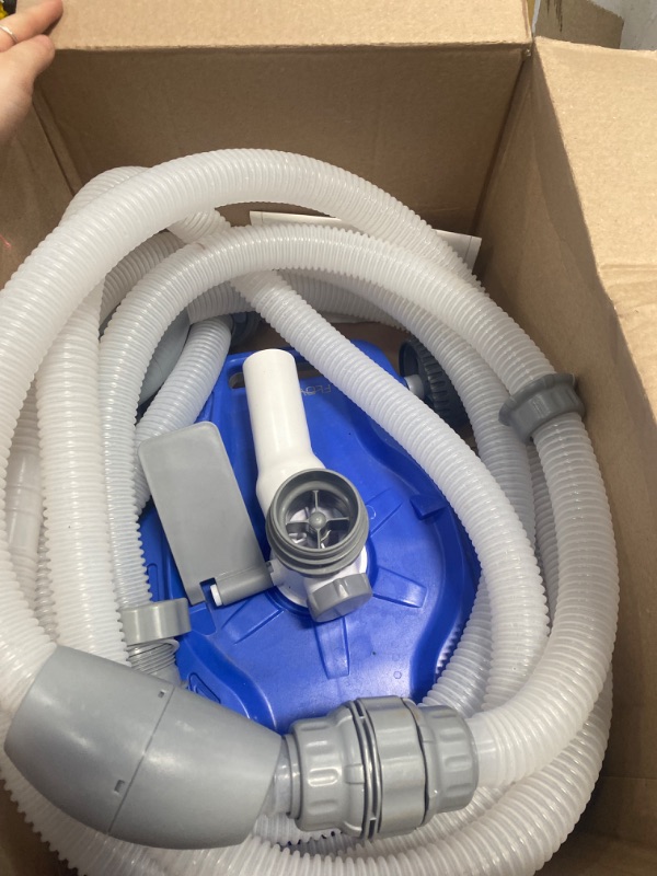 Photo 2 of ***STOCK PHOTO IS NOT EXACT*** Bestway Flowclear AquaSuction Pool Vacuum Cleaner, Blue
