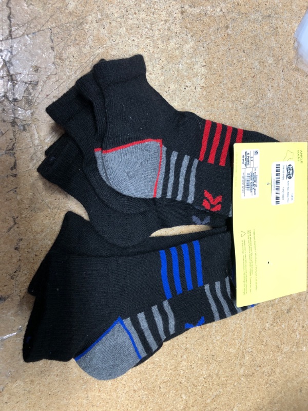 Photo 2 of Kids' 6pk Ankle Socks - All in Motion™ Black