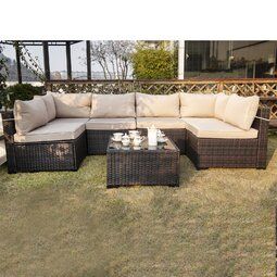 Photo 1 of ***BOX 3 OF A SET, NOT COMPLETE***
(Similar To Photo) Yitahome Patio Furniture Set