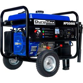 Photo 1 of DuroMax XP5500E 5,500-Watt 224cc 36.6-Amp Portable Electric Start Gas Powered Generator
