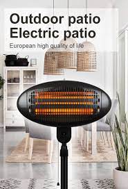 Photo 1 of 1500-watt Free Standing Infrared Electric Patio Heater(parts only) sold as-is