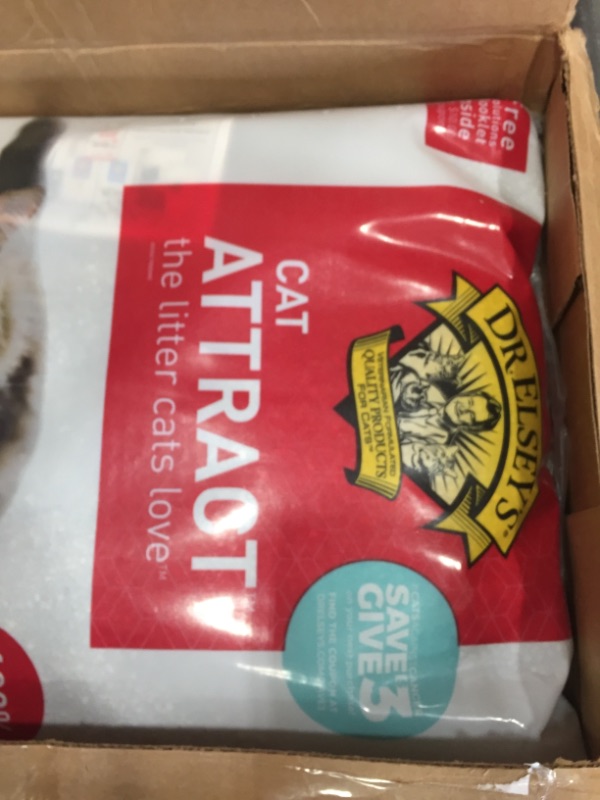 Photo 3 of Dr. Elsey's Precious Cat Attract Unscented Clumping Clay Cat Litter, 40-lb bag