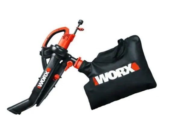 Photo 1 of 120 MPH 350 CFM 12 Amp Electric Leaf Blower/Mulcher/Vac with Metal Impeller (WG505)
