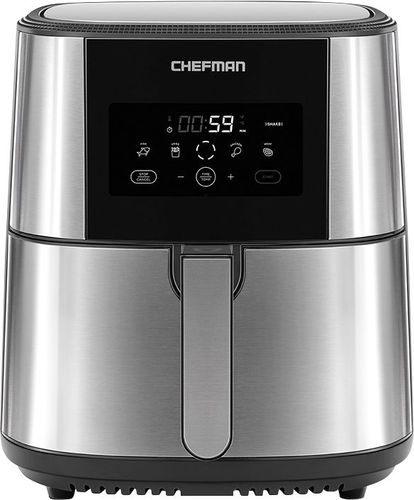 Photo 1 of *READ BELOW** Chefman ?TurboFry? Stainless Steel Air Fryer, Dishwasher-Safe Basket, 8 Qt
