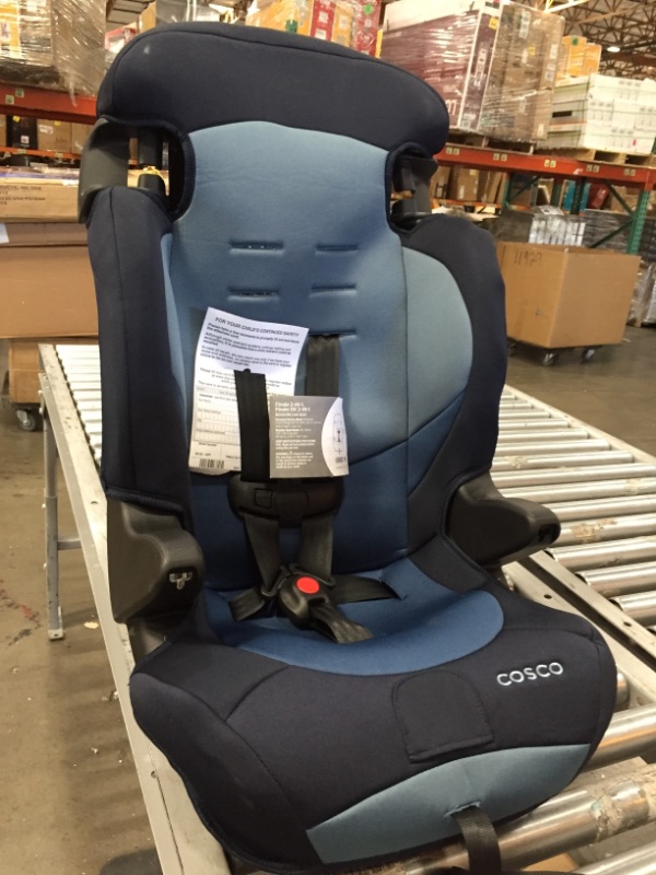 Photo 1 of Cosco Finale DX 2-in-1 Booster Car Seat, Sport Blue
