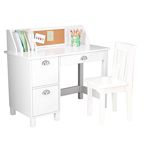 Photo 1 of ***PARTS ONLY*** Kidkraft Study Desk with Chair-White, 39.25" x 21.25" x 10"