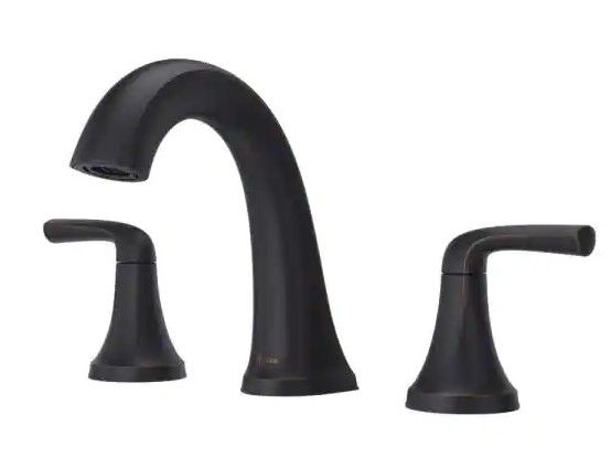 Photo 1 of 
Pfister
Ladera 8 in. Widespread 2-Handle Bathroom Faucet in Tuscan Bronze
