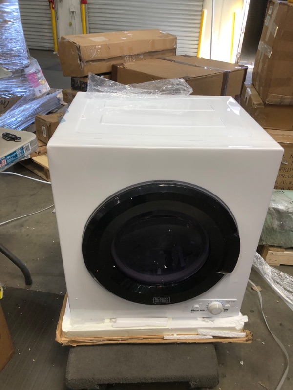 Photo 5 of 3.5 cu. ft. Capacity White Electric Dryer