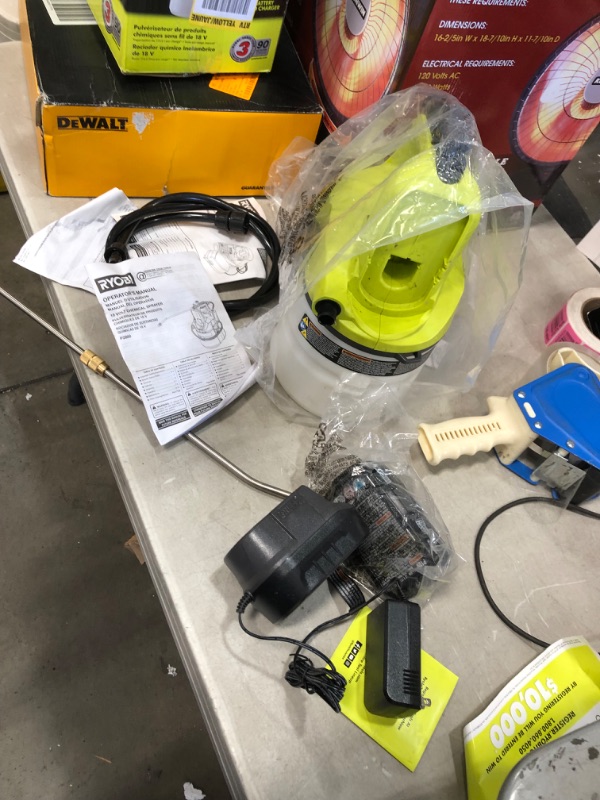 Photo 1 of ***PARTS ONLY*** ONE+ 18V Cordless Battery 1 Gal. Chemical Sprayer with 1.3 Ah Battery and Charger
