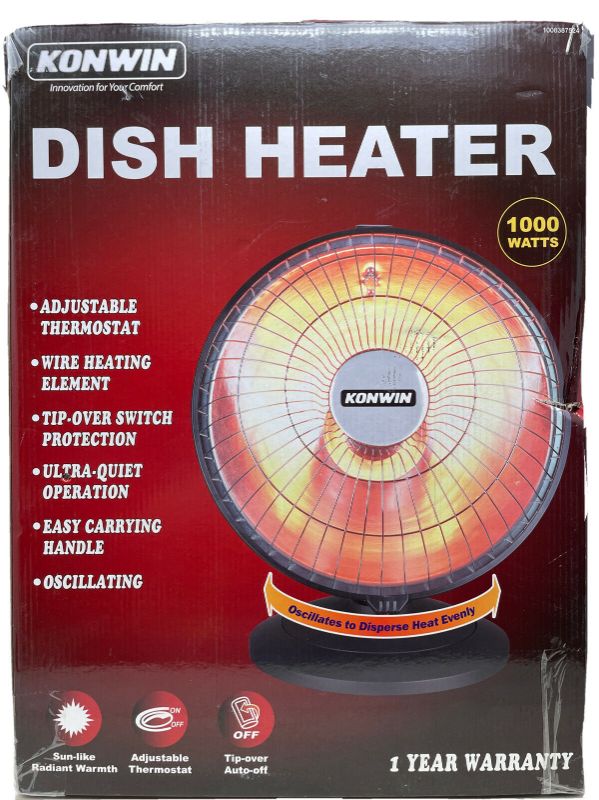 Photo 1 of (DOES NOT FUNCTION) KonWin Dish Heater Space Heater
**DID NOT POWER ON**