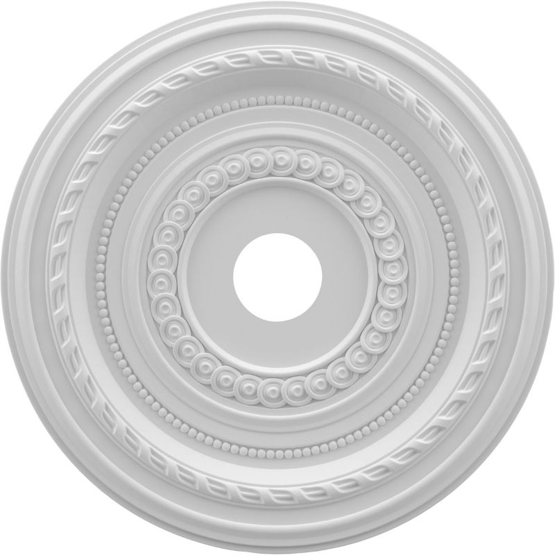 Photo 1 of 22"OD X 3 1/2"ID X 1"P Cole Thermoformed PVC Ceiling Medallion (Fits Canopies up to 6")
